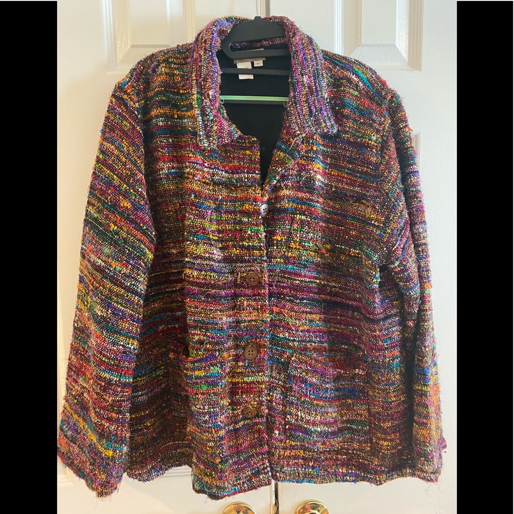 THE TERRITORY AHEAD Jacket XL Rainbow Boho Hipster🌈